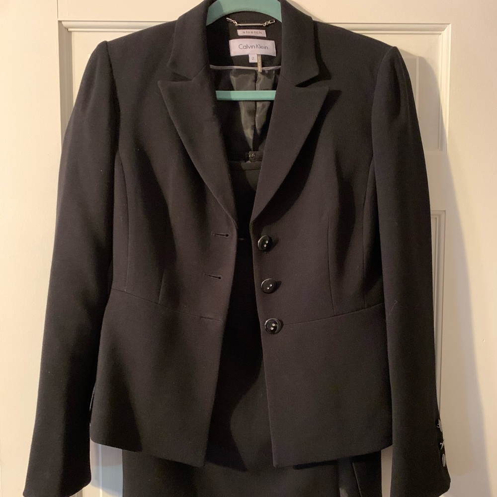 Black Calvin Klein Suit